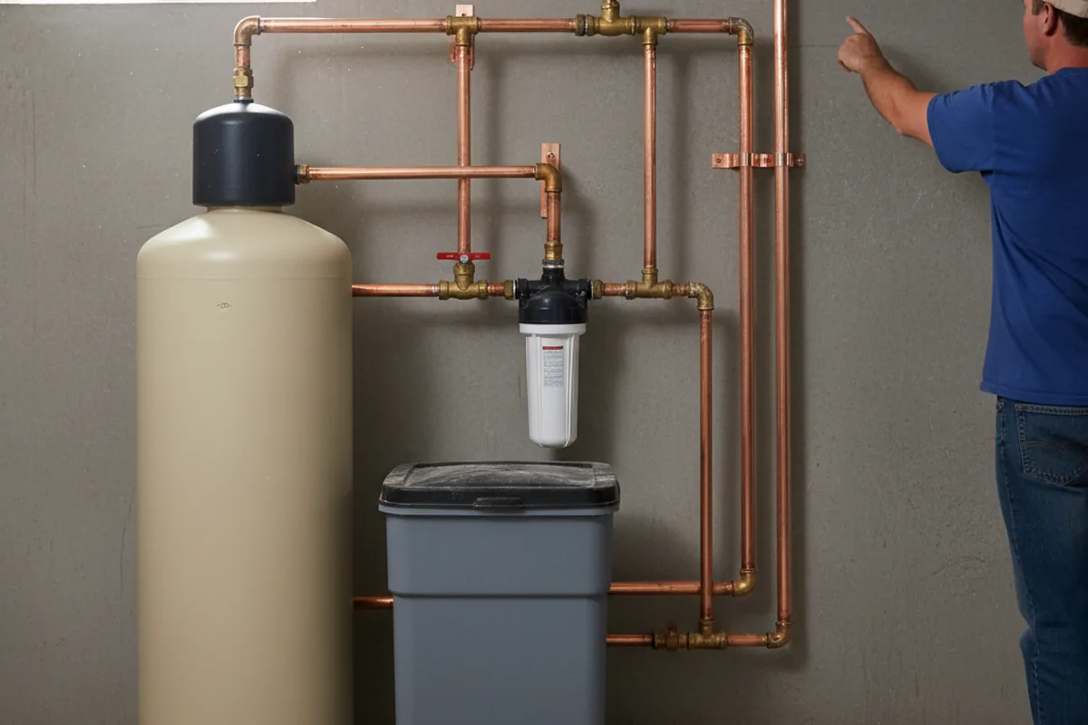 Whole-house water treatment system installed in Mcchord Afb